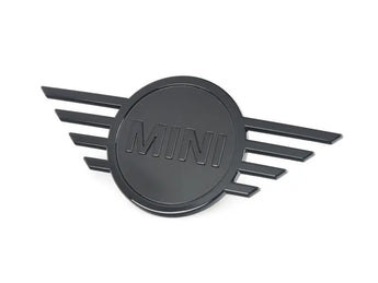Mini Cooper Front Emblem Badge Black NEW 51149880863 14-22 F56 F57