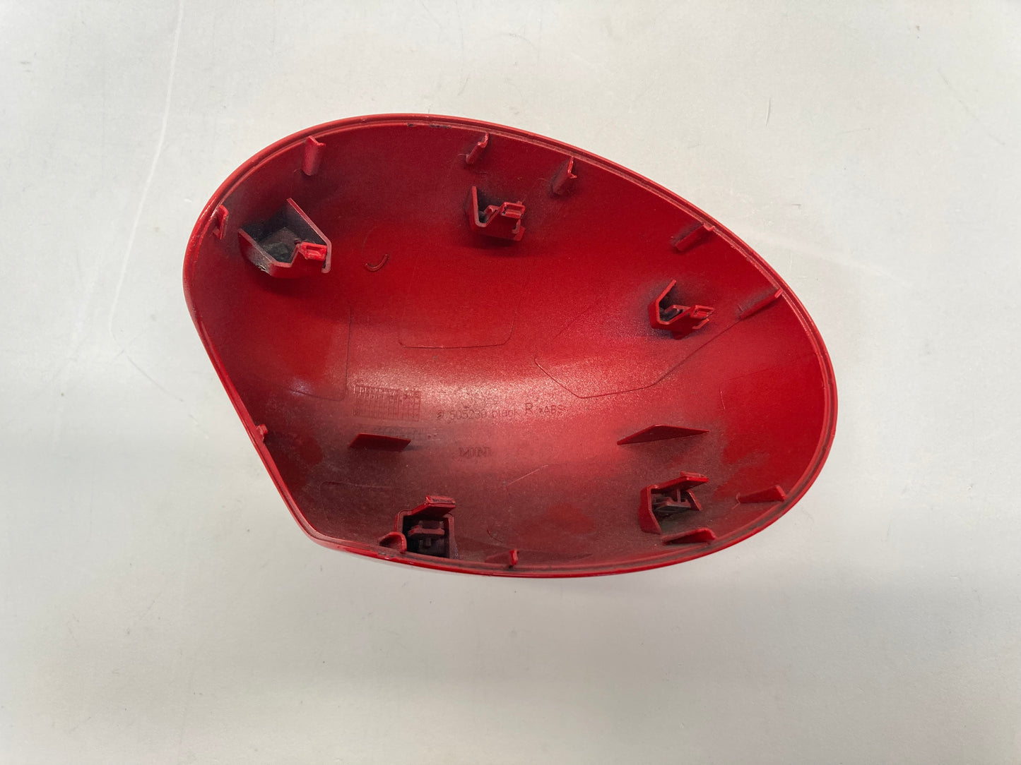 Mini Cooper Red Painted Mirror Cap Pair 07-15 51167310515-51167310516 R5x 412