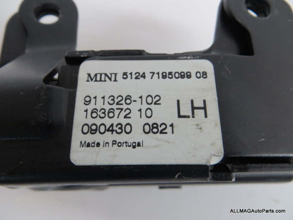 Mini Cooper Convertible Left Rear Gate Latch 51247195099 09+ R57 F57