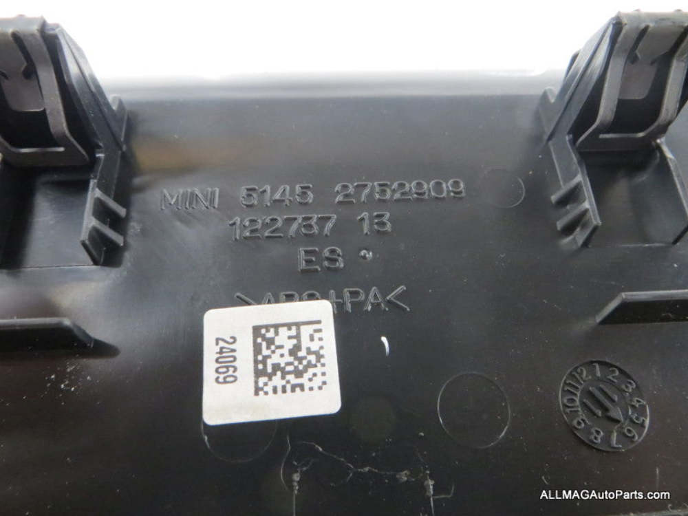 Mini Cooper Center Console Heater Trim 51452752909 07-15 R55 R56 R57 R58 R59
