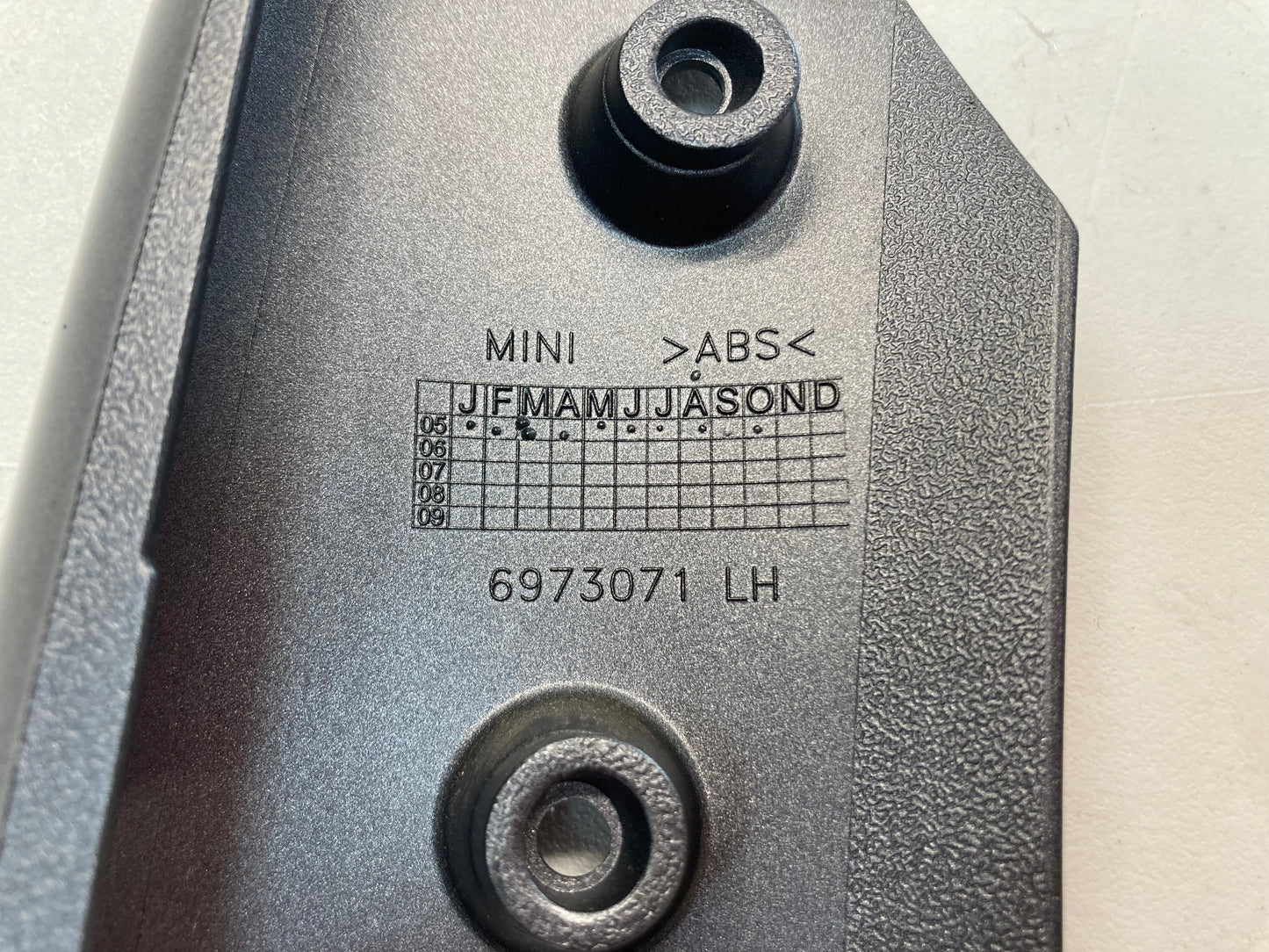 Mini Cooper Center Console Down Tube Pair Anthracite 02-08 R50 R52 R53 419