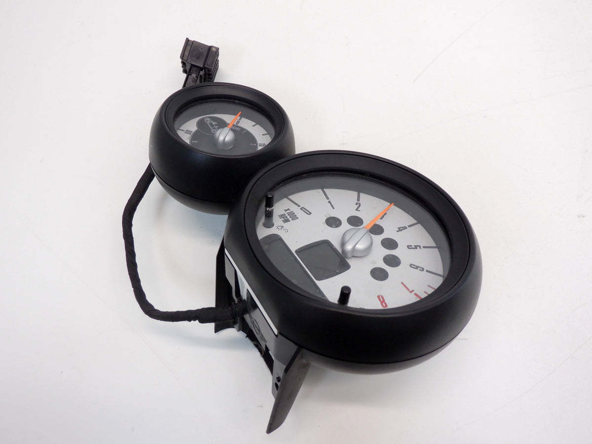 Mini Cooper Convertible Tachometer w/ Always Open Timer Black 62109325831 09-15 R57 R59