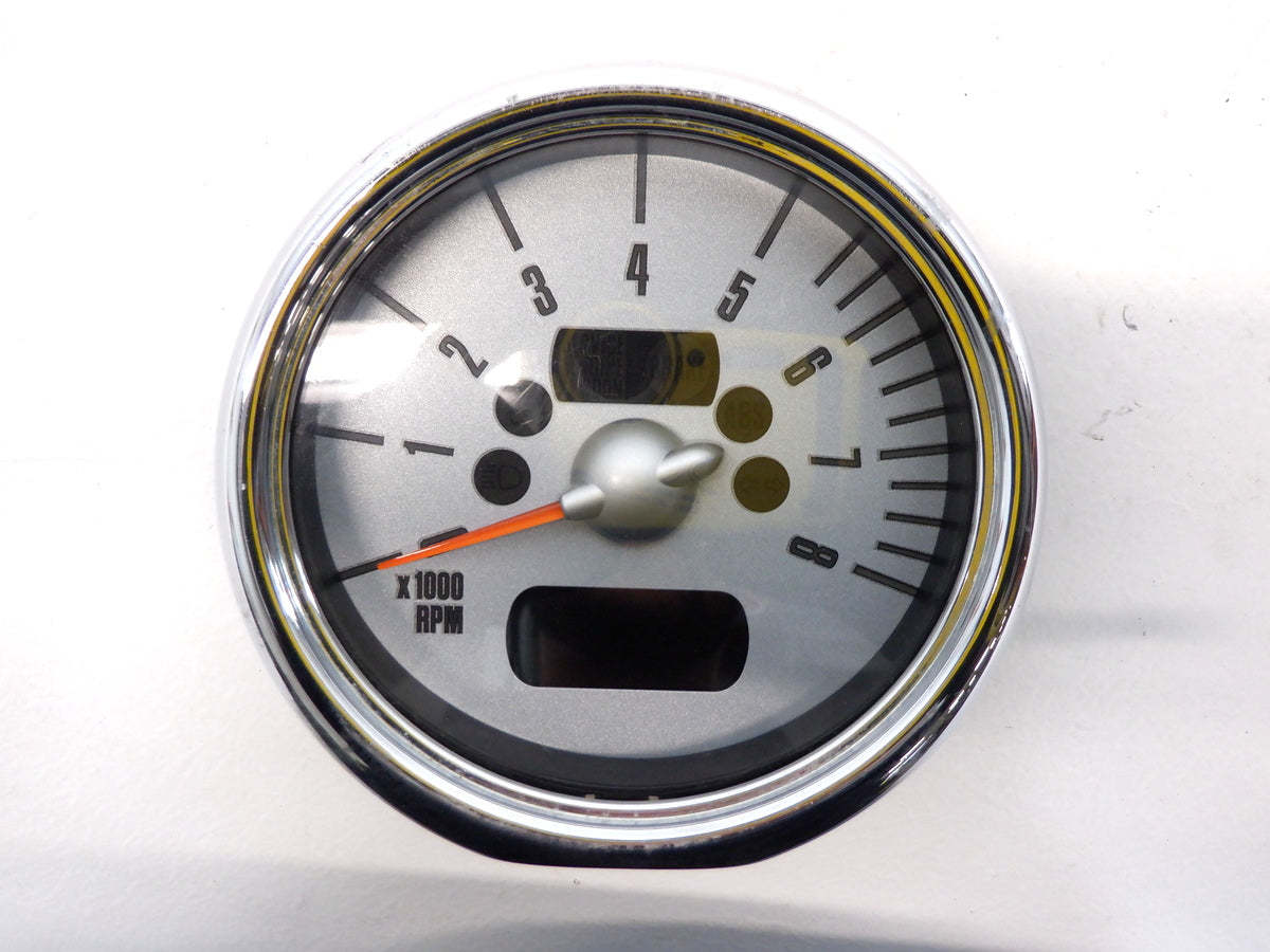 Mini Cooper Tachometer RPM Chrome 62116936313 02-08 R50 R52 R53