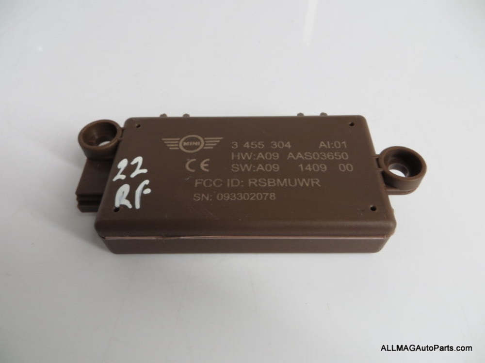 Mini Cooper Convertible DWA Alarm System Anti Theft Module 65753455304 09-15 R57