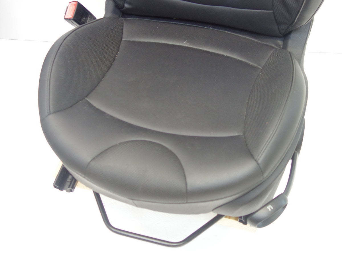 Mini Cooper R57 Convertible Seats Carbon Black Leatherette K9E1 09-15 172