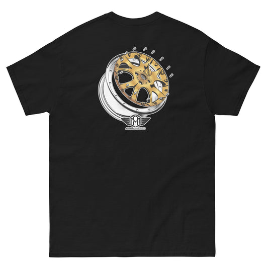 MINI Split Wheel, Black Classic Tee Shirt