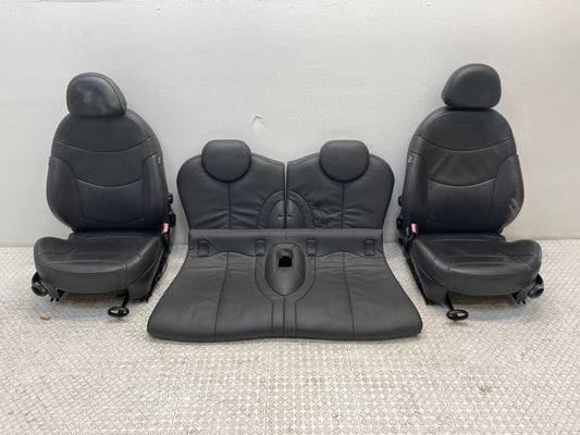 Mini Cooper Seats Leather Panther Black T6PN 04-06 R53 418