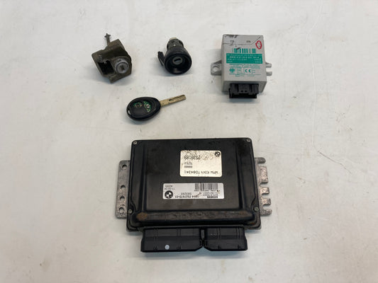 Mini Cooper S DME and Key Set Manual New Key W11 12147557395 05-08 R52 R53 418